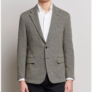 LAUREN RALPH LAUREN Men's Wool Classic-Fit Herringbone Blazer size 40S